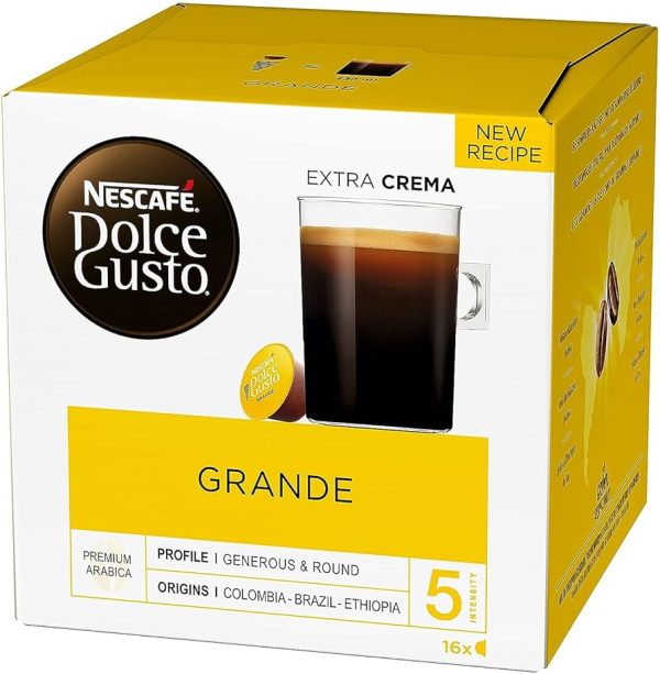 کپسول دولچه گوستو گرند با کرما اضافه grande extra crema