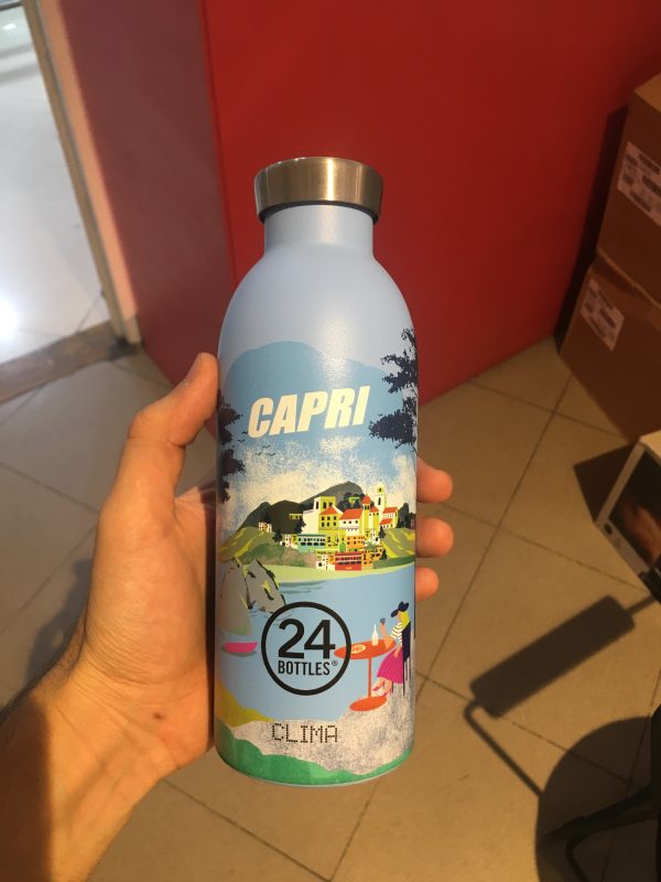 بطری CLIMA طرح لیمیتد PANORAMA CAPRI برند 24bottles، سایز 500 میل